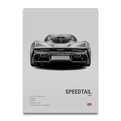 SENNA 720S ARTURA Canvas Wall Art Print Poster P1 765LT Supercar Decorative Painting Modern Home Decor Car Lover Gift Unframed