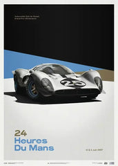 Retro Motorsport Poster , 911 & F1 Racing Canvas Wall Art
