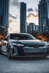 German Audi Sports Car Poster, Premium Canvas Wall Decor