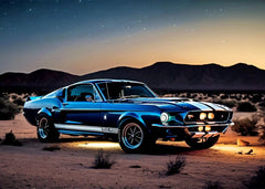 COOL Vintage Luxury Car Series Canvas Wall Art Poster Print