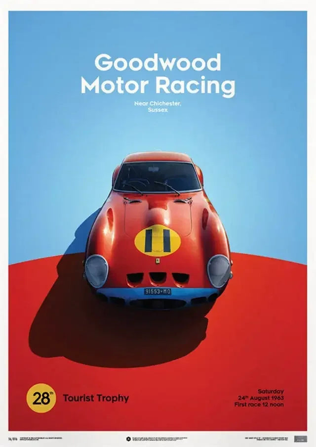 24 Heures Racing Poster | Motorsport Wall Art