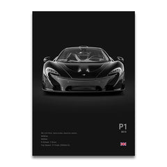 SENNA 720S ARTURA Canvas Wall Art Print Poster P1 765LT Supercar Decorative Painting Modern Home Decor Car Lover Gift Unframed