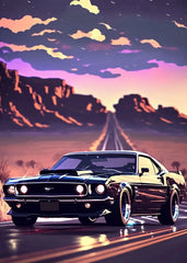 COOL Vintage Luxury Car Series Canvas Wall Art Poster Print