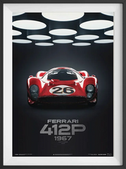 Retro Motorsport Poster , 911 & F1 Racing Canvas Wall Art