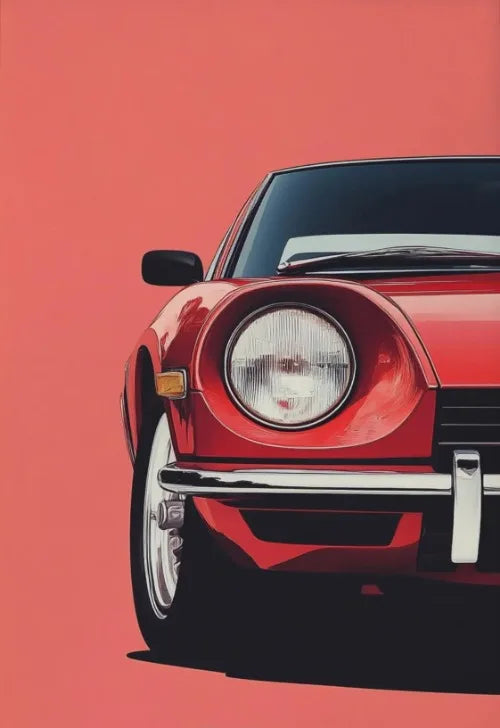 Retro Muscle Car Poster | Vintage Automotive Wall Art
