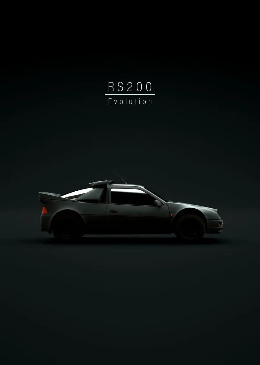 World Famous Cars Canvas Poster