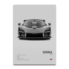 SENNA 720S ARTURA Canvas Wall Art Print Poster P1 765LT Supercar Decorative Painting Modern Home Decor Car Lover Gift Unframed