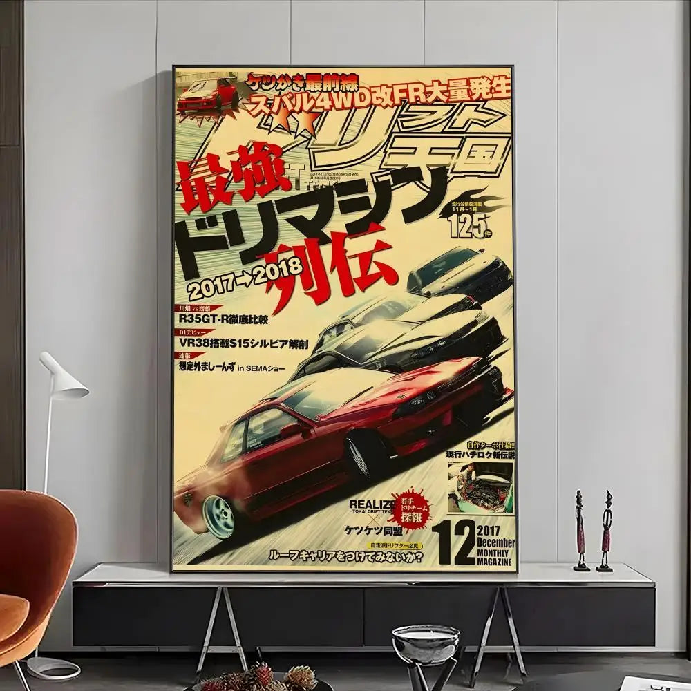JDM Legends Poster | Japanese Car Wall Art
