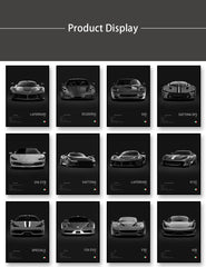 SF90 812C Canvas Wall Art Print Poster F50 F40 F80 Sports Car Decoration Painting Modern Home Decoration Painting Car Lover Gift