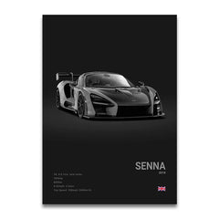 SENNA 720S ARTURA Canvas Wall Art Print Poster P1 765LT Supercar Decorative Painting Modern Home Decor Car Lover Gift Unframed