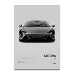 SENNA 720S ARTURA Canvas Wall Art Print Poster P1 765LT Supercar Decorative Painting Modern Home Decor Car Lover Gift Unframed
