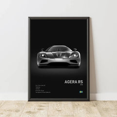 Famous Cars JESKO Canvas Wall Art Print Poster AGERA RS Decorative Mural Modern Home Decor Birthday Gift Unframed