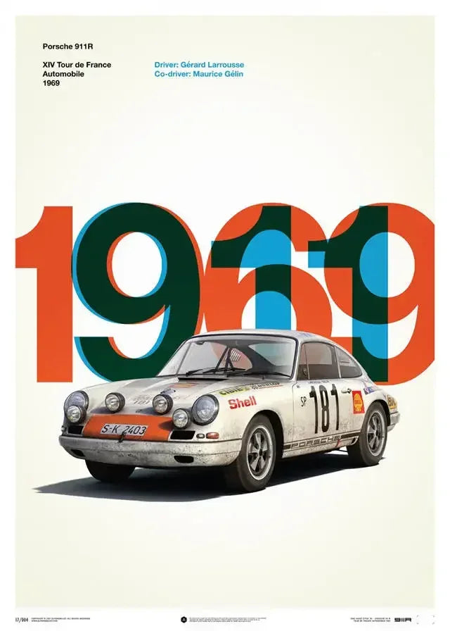 24 Heures Racing Poster | Motorsport Wall Art