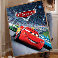 Cartoon C-Cars Classic Vintage Poster, Kawaii Wall Art Print