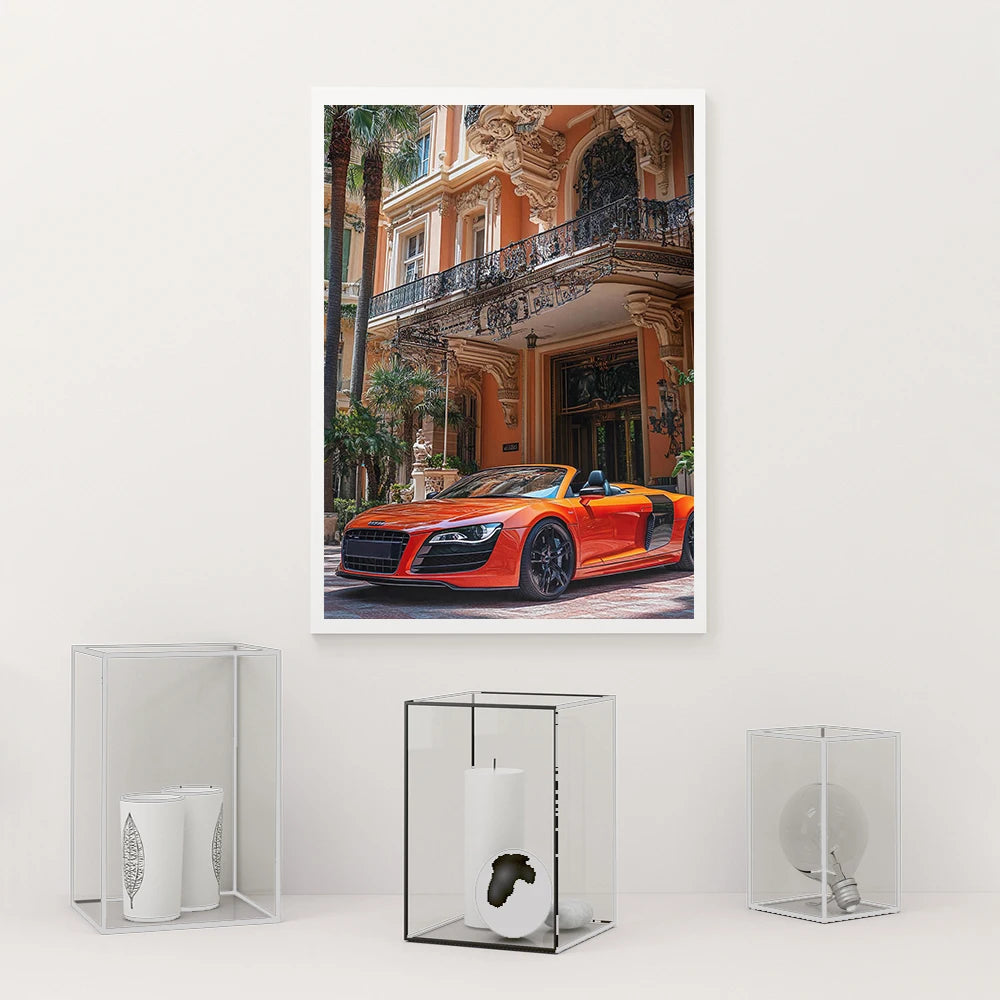 Audi Supercar Poster | Premium Automotive Wall Art