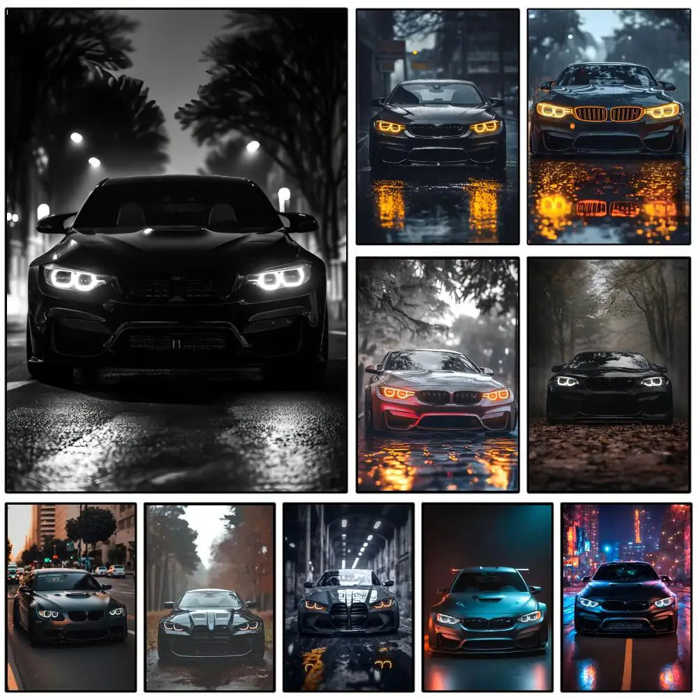 Minimalist Car Poster | Modern Automotive Wall Art
