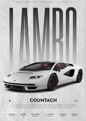 Famous Cars S14 F430 SF90 GTS AMG GT R34 F40 Poster Picture Canvas Painting Wall Art Home Decoration Print for Living Room Decor