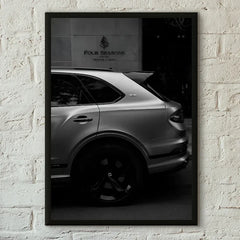 Now Black and White Luxury Car Photography Like Wall Art, HD Canvas Print Posters, Home, Living Room, Room Decoration