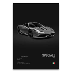 SF90 812C Canvas Wall Art Print Poster F50 F40 F80 Sports Car Decoration Painting Modern Home Decoration Painting Car Lover Gift