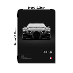 Supercar Canvas Poster, Modern Wall Art for Car Lovers