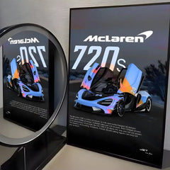 McLaren ES Supercar Self-Adhesive Wall Poster for Home & Office