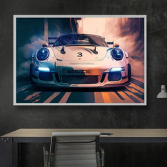 911 GT3 RS Car Generation Supercar Wall Arts Posters Canvas Painting for Room Office School Decoration Stuff Home Decor