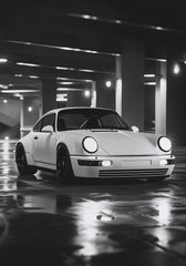Classic 911 Alpine Drive Vintage Canvas Wall Art Poster
