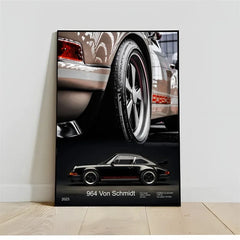 Pop Turbo super luxury sports car Poster Aesthetic 911 GT3 RS Wheels Canvas Print For Wall Art Mural Home Garage Room Decor
