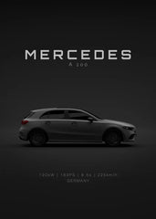 Mercedes-Benz AMG GT & G63 Canvas Wall Art Poster Print