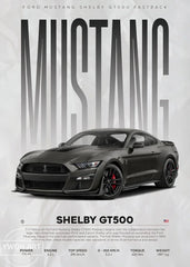 Famous Cars S14 F430 SF90 GTS AMG GT R34 F40 Poster Picture Canvas Painting Wall Art Home Decoration Print for Living Room Decor