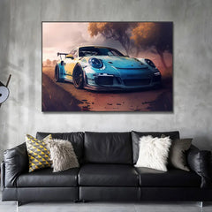 911 GT3 RS Car Generation Supercar Wall Arts Posters Canvas Painting for Room Office School Decoration Stuff Home Decor