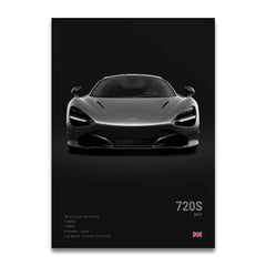 SENNA 720S ARTURA Canvas Wall Art Print Poster P1 765LT Supercar Decorative Painting Modern Home Decor Car Lover Gift Unframed