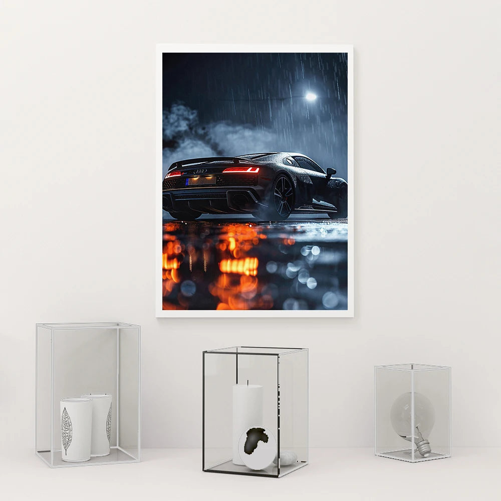 Audi Supercar Poster | Premium Automotive Wall Art