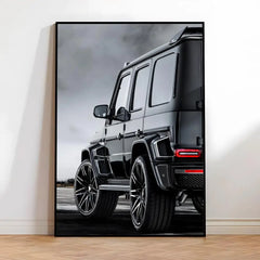 Black And White Luxury Car Vehicle Poster Woffity Simple Frameless Wall Sticker for Home Living Room Bathroom Decoration